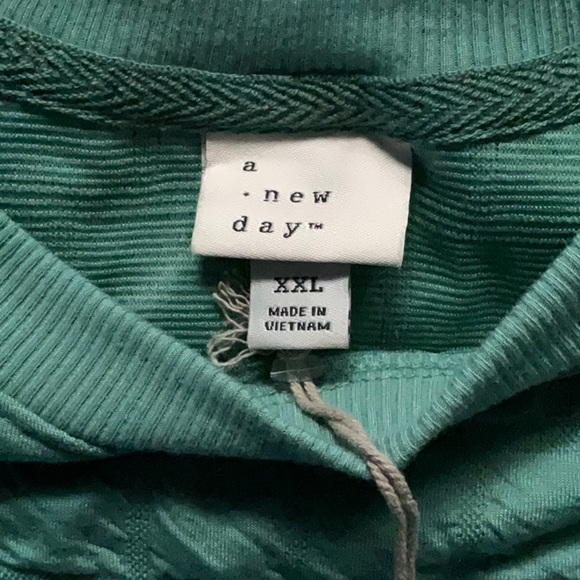 a new Day women’s short sleeve crew Neck Boxy Quilted texture tee size XXL - Picture 5 of 7